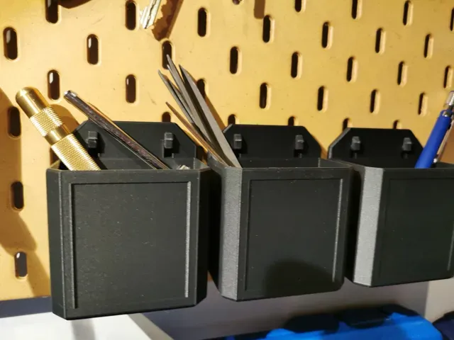 Slim Containers for IKEA SKADIS with optional divider. — Фото 4 из 9