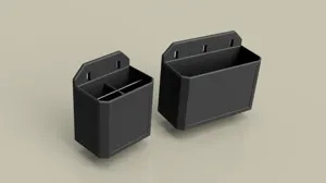 Slim Containers for IKEA SKADIS with optional divider.