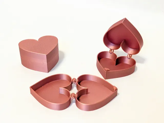 Valentines heart gift box Print-in-place — Фото 3 из 4