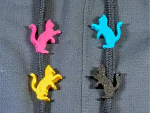 Kitty Cat Drawstring Charm