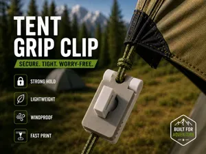 Camping Tent Grip Clip | Strong Locking Tarp Clamp