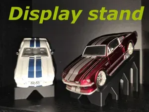 Display stand for model cars (1/24 scale)
