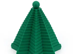 Christmas Tree Fidget Print In Place Layered Star