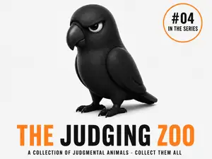 Grumpy Parrot STL - THE JUDIGING ZOO #04