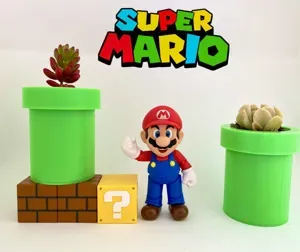 Super Mario Bros Pipe Planter / Pen Holder