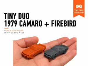 Tiny Duo - 1979 Camaro & 1979 Firebird - Mini Cars