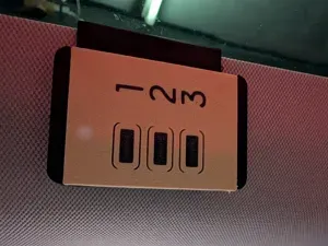 Pujol Vario Garage opener holder Tesla Model 3/Y