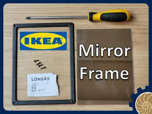 Mirror Frame - IKEA LONSAS - wall mount