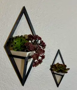Triangle Wall Mount Planter Holder