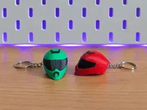 Racing Helmet Keychain | Motorcycle Helmet