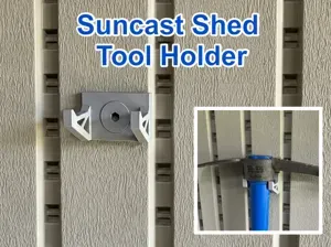 Suncast Shed Tool Holder Hooks For Easy Bolt