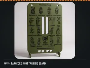 PARACORD KNOT TRAINING BOARD