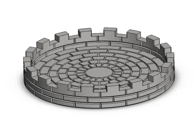 Castle Tower Coaster with textured top — Фото 3 из 4