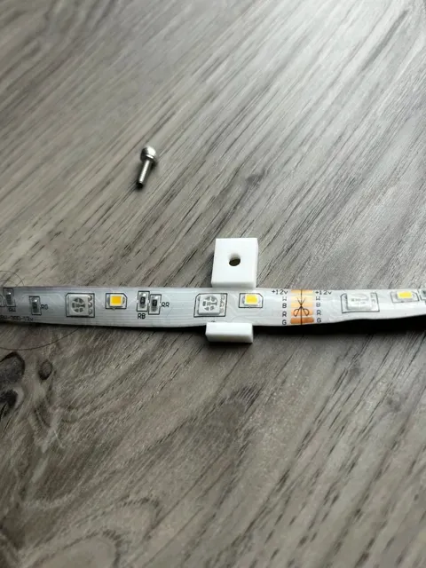 LED Strip Holder (10 mm) – Screw-Mount Clip — Image 3 of 3