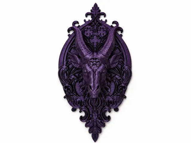 Gothic Baphomet Wall Plaque