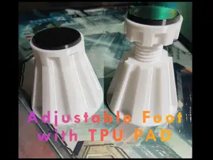 Pied réglable avec pad en tpu