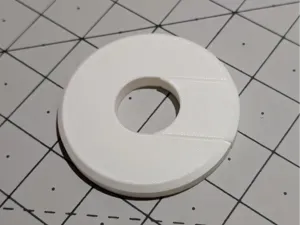 Split Flange Snap-On Escutcheon for .75" PVC Pipe