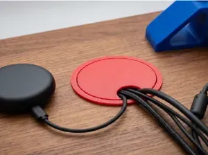 Customizable Desk Cable Grommet with Snap-Fit Lid