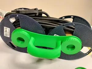 Reuse Spools: Extension Cord/Rope/Lights Organizer
