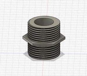 Gardenhose 3/4" male thread adapter
