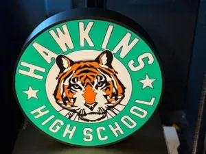 Hawkins Tigers Stranger Things Lightbox