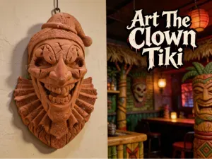 Art The Clown Tiki Wallart