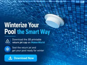 Winter plug for the Azuro Vario above-ground pool