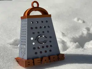Chicago Bears Cheese Grater Chain Pendant Trophy