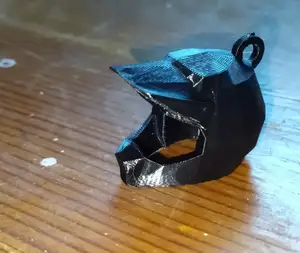 MX / Motocross Helmet - Keychain (low poly)