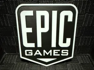 Epic Games Logo - Hueforge