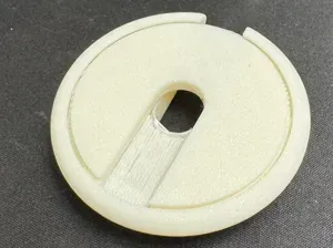 Rotating print in place light blocking cover