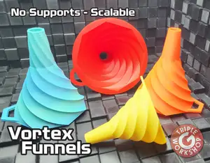 Vortex Funnels - No Supports