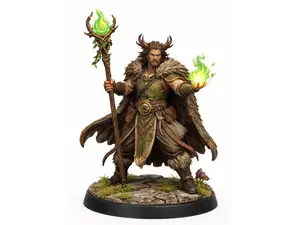 Human Druid Miniature