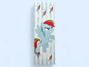 Rainbow Dash MLP 50mm x 150mm Bookmark