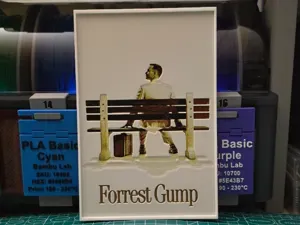 Forrest Gump Movie Poster - Hueforge Art