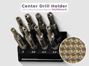 Center Drill Holder for Multiboard