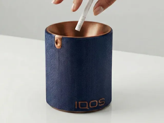 Premium IQOS  Ashtray Multi-Color Texture & Fuzzy 