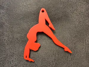 Gymnast KeyChain Fast Commercial License
