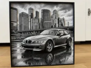 BMW Z3 M Coupe Clown Shoe - High Detail Hueforge