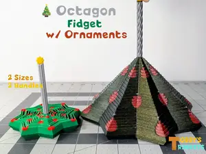 Sensory (Octagon) Star Fidget w/ or w/o Handle