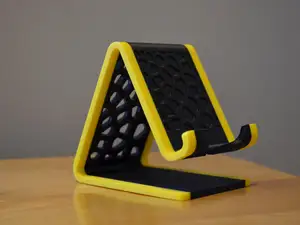 Voronoi Mobile Phone Stand V3 (No supports!)