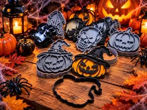 Jack-o’-Lantern Witch Cookie Cutter & Stamp