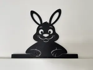 Deko Osterhase für Türrahmen