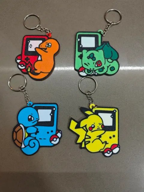 Bulbasaur & Game Boy – Llavero retro multicolor — Фото 2 из 2