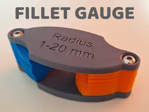 Radius/Fillet Gauge 1-20mm