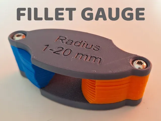 Radius/Fillet Gauge 1-20mm