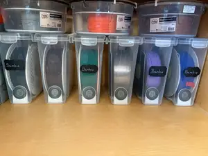 Hygrometer holder/stand for 4L container