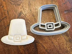 Pilgrim Hat Imprint Cookie Cutter