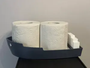 Cargo Ship Toilet Paper Holder, Storage Desk Caddy