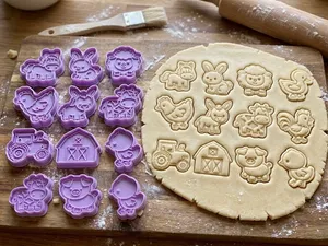 Cortador de galletas de granja animals
